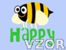 Šťastná včelka, Přání a vzkazy - Animace na mobil - Ikonka