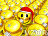 Žlutá koule, Vánoce, vánoční - Animace na mobil - Ikonka