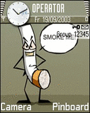 Drsná cigareta, Animované - Schémata, motivy na mobil - Ikonka