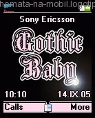 Gothic Baby 1, Mach, Styl - Schémata, motivy na mobil - Ikonka