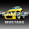 Mustang, Kreslené - Auto-Moto na mobil - Ikonka