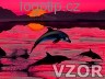 Delfín při západu slunce, Tapety na mobil