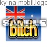 Australian bitch, Bitch - Nápisy a priania na mobil - Ikonka