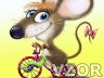 Myšička na kole, Roztomilé - Tapety na mobil - Ikonka