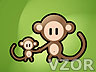 Opičky, Roztomilé - Tapety na mobil - Ikonka