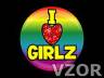 I love girlz, Symboly - Tapety na mobil - Ikonka