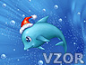 Rybička s čepicí, Vánoce, vánoční - Tapety na mobil - Ikonka