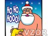 Santa Ho Hoooo, Vánoce, vánoční - Tapety na mobil - Ikonka