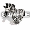 Běžící zebra, Zvířátka - Tapety na mobil - Ikonka