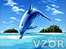 Delfín v moři, Tapety na mobil